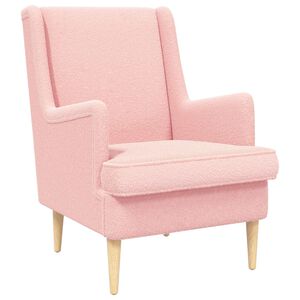 vidaXL F&aring;t&ouml;lj Rosa Boucl&eacute;