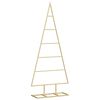 vidaXL Metall julgran Guld 90 cm Pulverlackerad st&aring;l