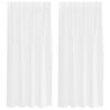 vidaXL Voile Gardin 2 st Vit 175 x 140 cm Polyester