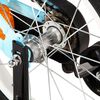 vidaXL Barncykel 14 tum svart och blå