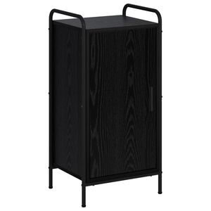 vidaXL Sideboard Svart ek 97 x 33 x 81 cm Konstruerat tr&auml;