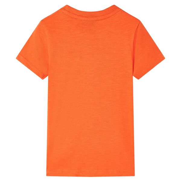T-shirt för barn mörk orange 92