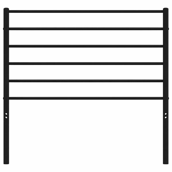 vidaXL Ers&auml;ttningsgavel metall svart 107 cm