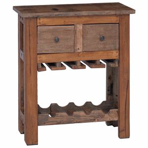 vidaXL Sk&aring;p Brun 60 x 30 x 70 cm Solid &aring;tervunnen tr&auml;