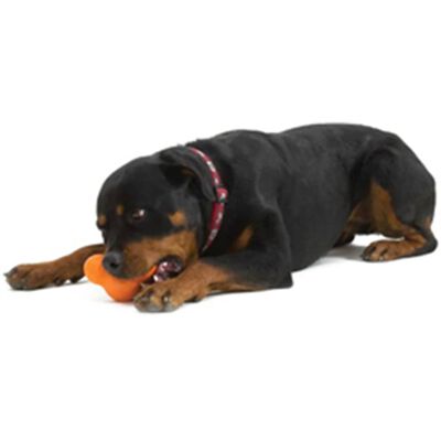 West Paw Hundleksak med Zogoflex Tux mandarinorange L