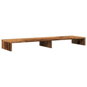 vidaXL Sk&auml;rmst&auml;ll &aring;ldrat tr&auml; 100x27x10 cm konstruerat tr&auml;