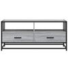 vidaXL Soffbord grå sonoma 100x50x45 cm konstruerat trä och metall