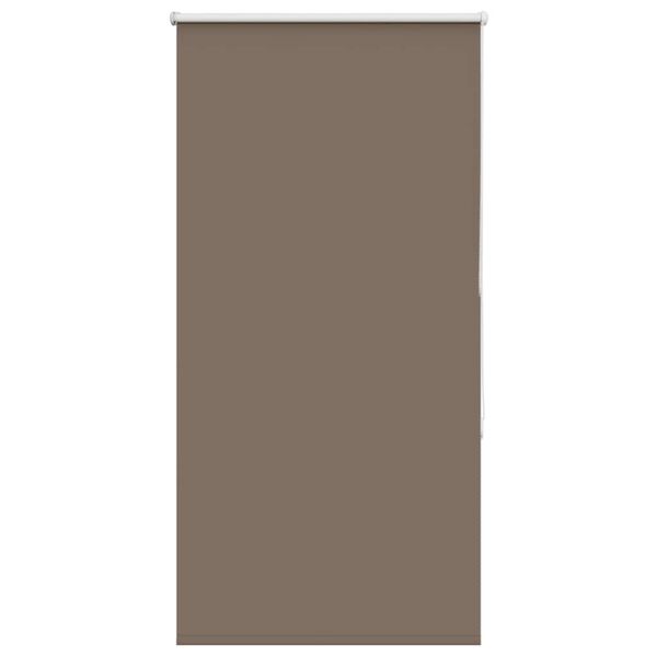 vidaXL M&ouml;rkl&auml;ggningsgardin kaffe 70x150 cm tyg bredd 65,7 cm polyester
