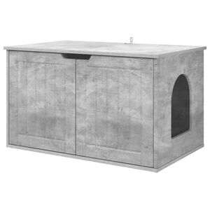 vidaXL Katt hus Betong 85 x 55 x 50,5 cm Konstruerat tr&auml;