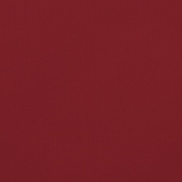 vidaXL Solsegel oxfordtyg fyrkantigt 3,6x3,6 m röd