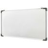vidaXL Magnetisk whiteboard vit 110x60 cm stål