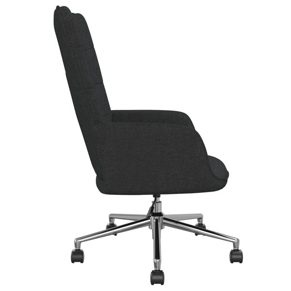 vidaXL Vilstol svart tyg