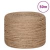 vidaXL Juterep 50 m l&aring;ng 6 mm tjock