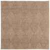 vidaXL Inomhus och utomhus matta AGIRA Naturlig 240 x 240 cm Polyester