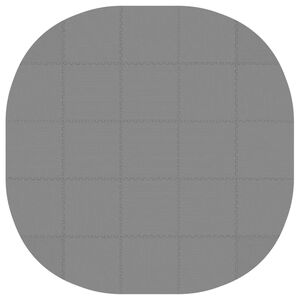 vidaXL Pool grundmatta 25 st &Oslash; 292 cm Rund EVA-skum Gr&aring;