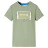 T-shirt f&ouml;r barn ljus khaki 128