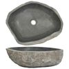 vidaXL Handfat flodsten oval (45-53)x(34-41) cm