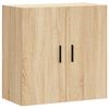 vidaXL V&auml;ggsk&aring;p sonoma-ek 60x31x60 cm konstruerat tr&auml;