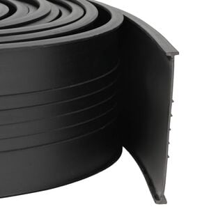 vidaXL Garageportt&auml;tning Svart 70 x 6 mm 4,5 m PVC