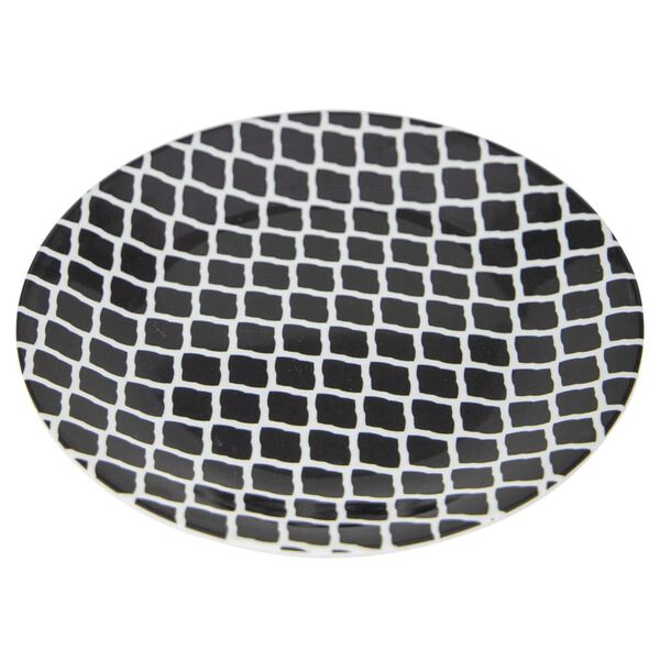 Bo-Camp Campingservis 16 delar Mix & Match melamin svart och vit