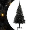 vidaXL Julgran Svart 150 cm PVC