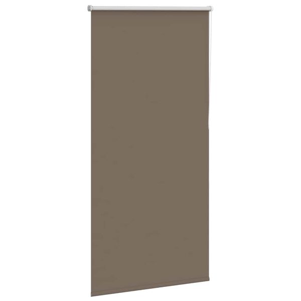 vidaXL M&ouml;rkl&auml;ggningsgardin kaffe 85x130 cm tyg bredd 80,7 cm polyester