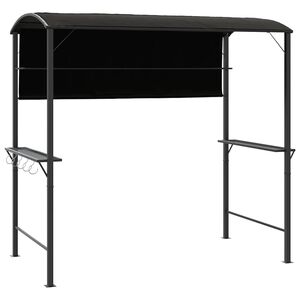 vidaXL Paviljong med tak 220x110x200 cm antracit