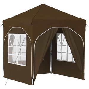 vidaXL Pop-up Partyt&auml;lt 192 x 192 x 245 cm Taupe