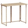 vidaXL hopf&auml;llbart tr&auml;dg&aring;rdsbord beige 90x51x75 cm konstrotting