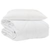 vidaXL Sommar Duvet med kudde 2 st Vit Mikrofiber