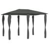 vidaXL Paviljong med stolpar 3x4x2,6 m antracit 160 g/m&sup2;