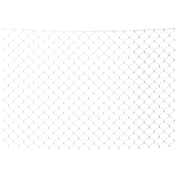 vidaXL Ljusnät kallvit 3x3 m 306 LED inne/ute