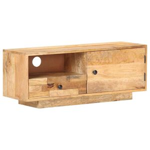 vidaXL TV-b&auml;nk 90x30x35 cm massivt mangotr&auml;