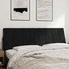 vidaXL Headboard Cushion "Hanko" Black 160 cm Velvet