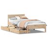 vidaXL S&auml;ngram utan madrass 75x190 cm massiv furu