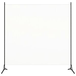 vidaXL Rumsavdelare vit 175x180 cm tyg