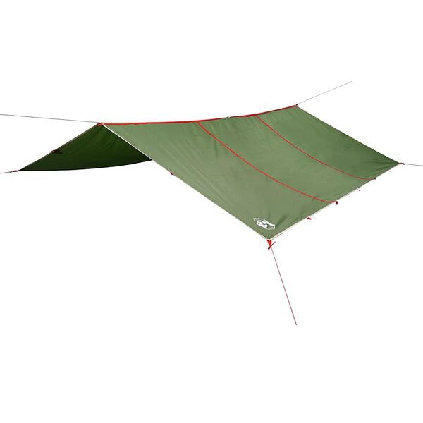 vidaXL Tarp grön 420x440 cm vattentät