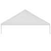 vidaXL Tak till partyt&auml;lt vit 6 x 12 m