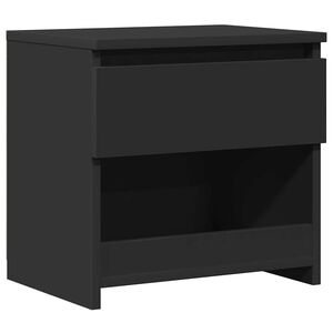 vidaXL S&auml;ngbord svart 40x30x39 cm konstruerat tr&auml;