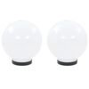 vidaXL Globlampa LED set 2 st sf&auml;riska 20 cm PMMA