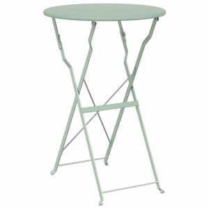 vidaXL Bistrobord Ljusmynta &Oslash; 50 x 71 cm Pulverlackerad st&aring;l