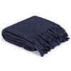 vidaXL Filt lurex 220x250 cm marinblå