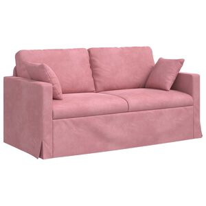vidaXL Soffa Rosa 158 x 78 x 80 cm Sammet