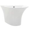 vidaXL Handfat Vit 47 x 45 x 37 cm Glaserad keramik
