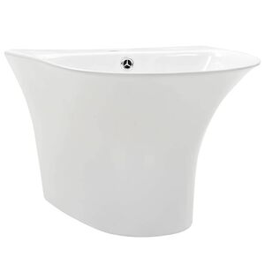 vidaXL Handfat Vit 47 x 45 x 37 cm Glaserad keramik