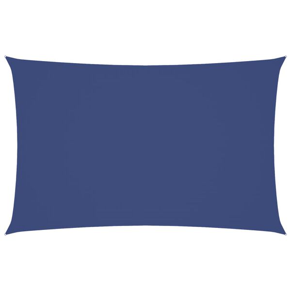 vidaXL Solsegel oxfordtyg rektangul&auml;rt 5x8 m bl&aring;