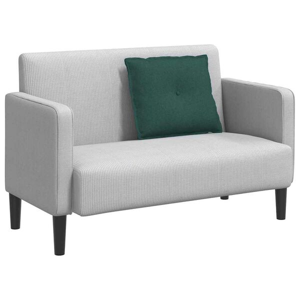 vidaXL Ryggkudde M&ouml;rkgr&ouml;n 60 x 19 x 50 cm tyg