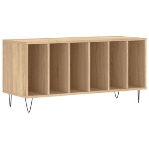 vidaXL Stereob&auml;nk sonoma-ek 100x38x48 cm konstruerat tr&auml;