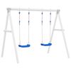 vidaXL Gungsitsar med rep 2 st bl&aring; 37x15 cm polyeten