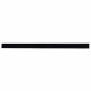 vidaXL Sj&auml;lvh&auml;ftande d&ouml;rrborstlist 2 st Vit 100 cm Aluminiumlegering